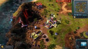 ВОЗДУШНЫЙ БОЙ с маневрами авиации в формате 3х3 в Command and Conquer: Red Alert 3