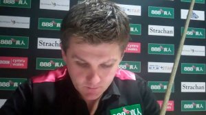Ryan Day after losing to Michael Holt 4-0 in the Welsh Open final qualifier. Feb 2012.MP4