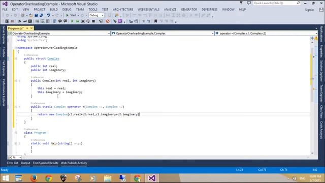 C# Tutorial - Operator Overloading