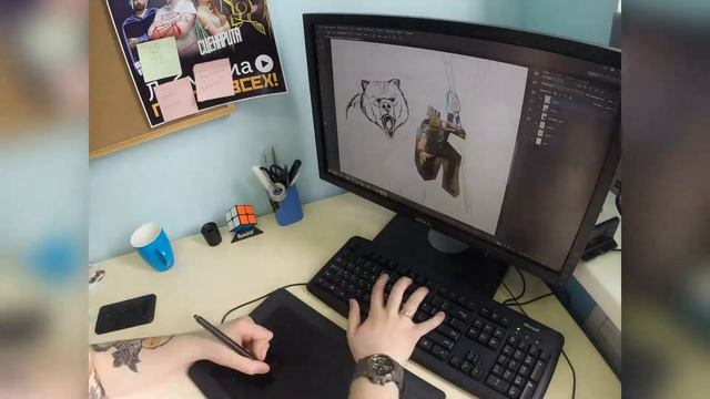 Лабмедиа. Создание персонажа в стиле комикса. смотреть онлайн