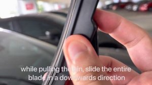 How to change wiper blade for mazda3 (2019 - present) (mazda 3 BP)