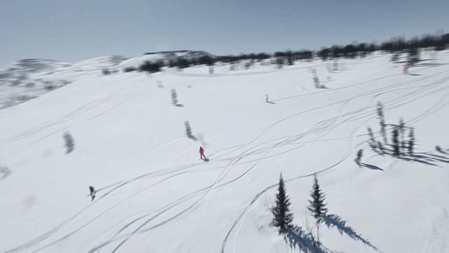 Фрирайд на снегоходах в Шерегеше смотреть онлайн