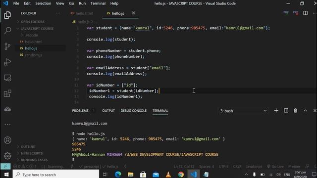 How To Learn, JavaScript Full Basic To Advance Course In Bangla, Discussed Object, (part-15).