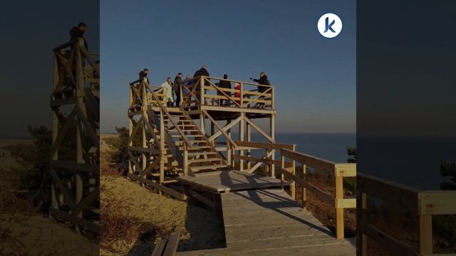 В посёлке Морское на Куршской косе построили новую смотровую площадку у озера Лебедь смотреть онлайн