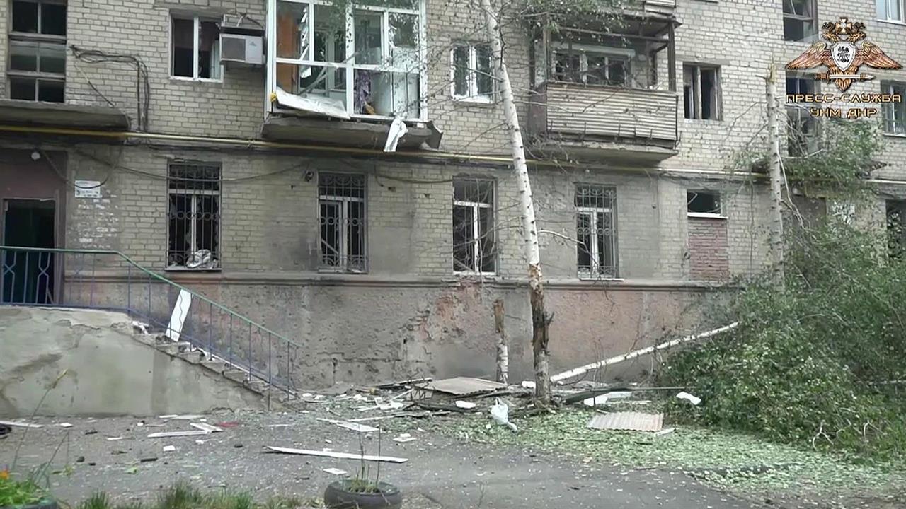Порядка 40 снарядов за час выпустили украинские националисты по Донецку