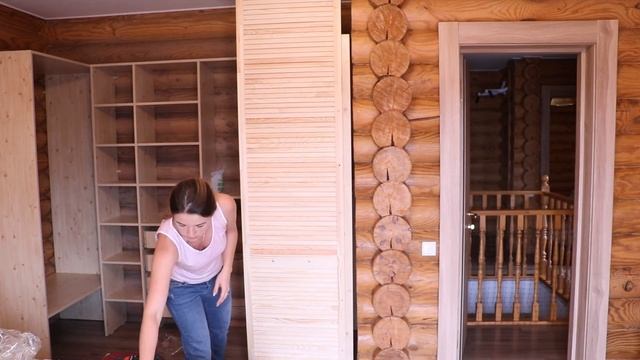 Гардеробная комната своими руками / как сделать шкаф гардеробную / гардеробная в спальне / DIY