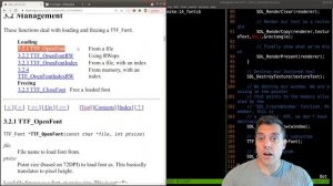 [Ep. 22] True Type Fonts (ttf) in Simple DirectMedia Layer | Introduction to SDL2
