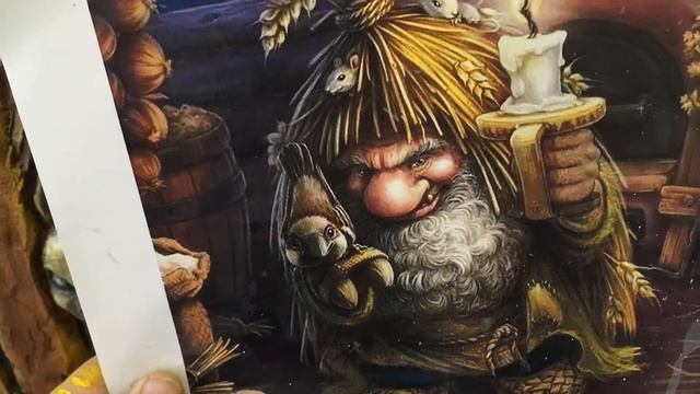роспись барельефа "домовой"маслом ч2 смотреть онлайн