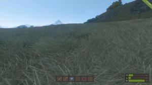 Как убрать траву в rust?