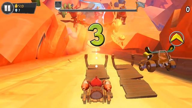 ЕЩЕ БОЛЬШЕ ДРАЙВА █ ПРОХОЖДЕНИЕ ANGRY BIRDS: GO! #40 смотреть онлайн