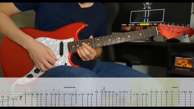 [TABS] Undertale OST【MEGALOVANIA 】Guitar Cover смотреть онлайн