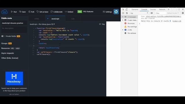 JavaScript Closure deep explanation - JSUniv