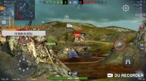 Моя World of Tanks Blitz прямая трансляция с использованием DU Recorder