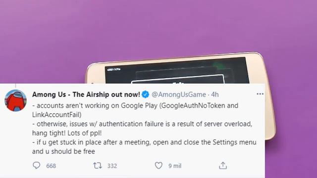 SOLUCIONAR ERROR EN AMONG US ANDROID (GoogleAuthNoToken) смотреть онлайн