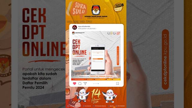 Sudahkan namamu terdaftar sebagai pemilih? yuk cek namamu melalui cekdptonline.kpu.go.id | Part 1