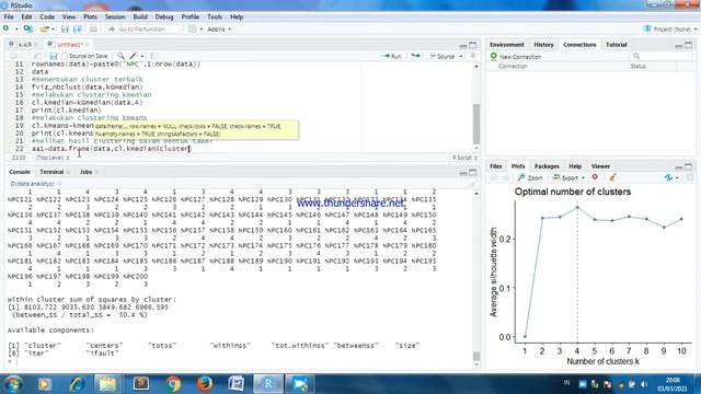 Clustering dengan algoritma K-Median menggunakan R studio смотреть онлайн