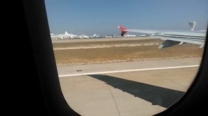 Взлет Airbus A321 аэропорт Анталия