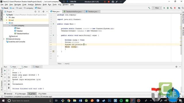 [Java tutorial] - Stack (Push & Pop) смотреть онлайн