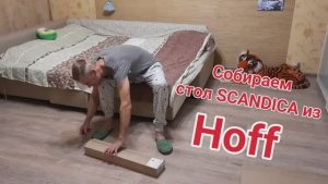 Это не IKEA. Собираем письменный стол SCANDICA Хортен из Hoff.