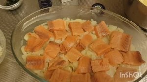 Запеканка с горбушей и картошкой по-шведски!