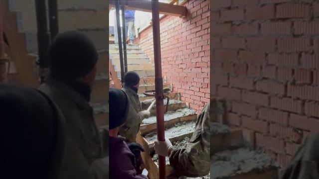 МОНОЛИТНАЯ ЛЕСТНИЦА за 56 секунд