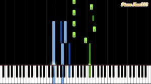 Mozart - Sonata No. 11 in A Major K. 331 (Piano Tutorial) [Synthesia]