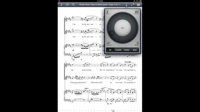 forScore Tutorial: Metronome смотреть онлайн
