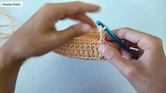 Рельефный узор Кожа Дракона. Корзина из полиэфирного шнура