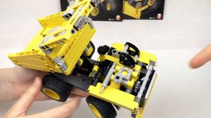 LEGO Technic 42035 Карьерный грузовик. Сборка и обзор