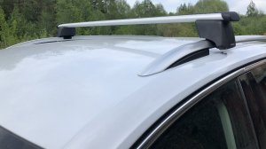 Подготовка поперечин от Audi Q5 к установке на рейлинги Tiguan NF
