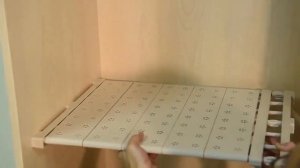 Раздвижная полка в шкаф.  Полезные вещи для дома с Aliexpress