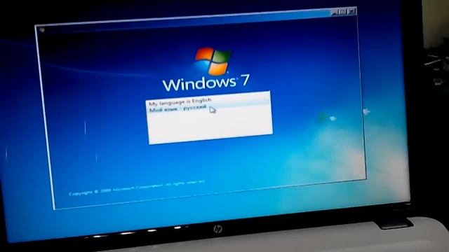 установка windows 7 на ноутбук hp pavilion g6 смотреть онлайн