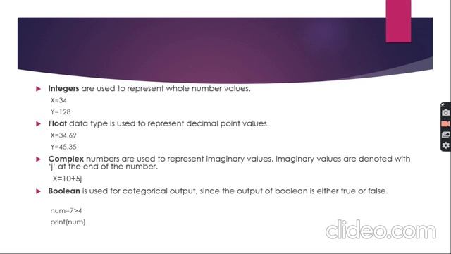 Variables and Datatypes in python смотреть онлайн