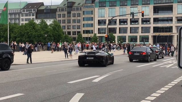 Supercars of Hamburg 2016 | Aventador SV; McLaren; Mercedes SLS and more смотреть онлайн