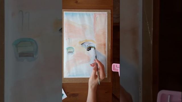 Рисуем Венецию акварелью поэтапно