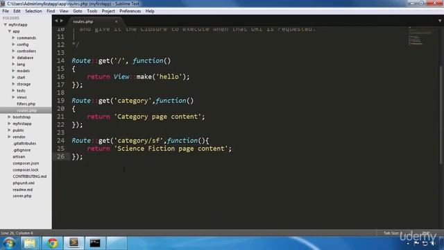 Laravel Tutorial Full Course for Beginners (2021) -  Routing LEC #07