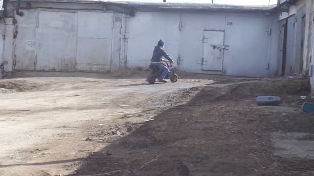 мини мопед своими руками. покатушки. смотреть онлайн