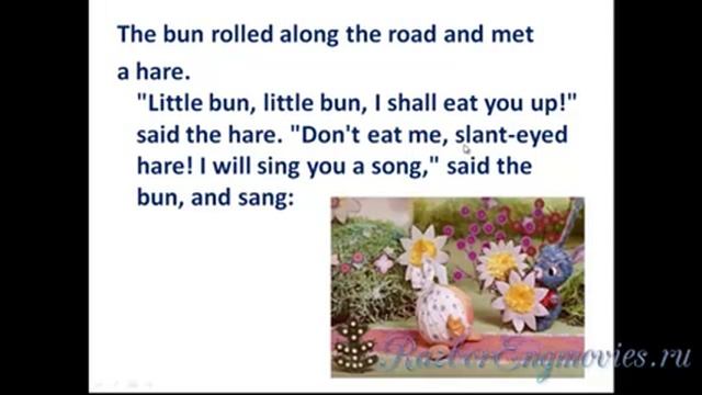 Сказка на английском языке The Bun/ Колобок. смотреть онлайн