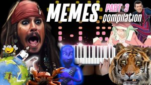 MEMES COMPILATION ON PIANO (PART 3) - Pianella Piano