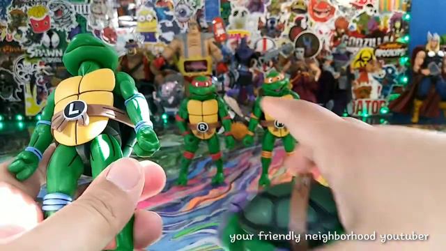 TMNT NECA 4 PACK TARGET HAULATHON EXCLUSIVE COMPARISON REVIEW!