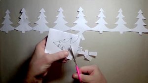 ? Как сделать гирлянду ЁЛОЧКИ своими руками из бумаги А4