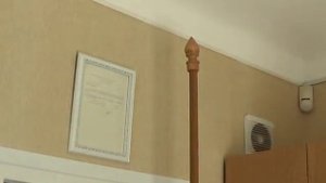 Подставка для флага светлая