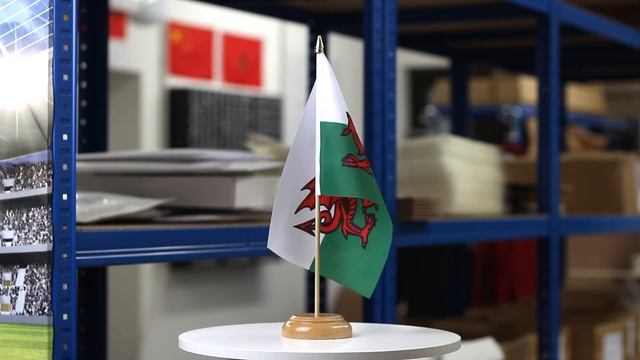 Wales - Table Flag 6x9", wooden смотреть онлайн