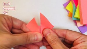 Sticky Note Origami Heart