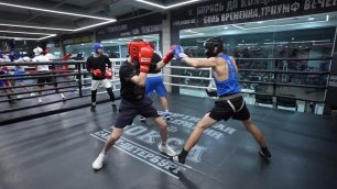 Спарринги на тренировке юношеской сборной Санкт-Петербурга по боксу