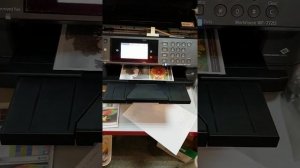 МФУ Epson WF-7720 печать пробника в обычном качестве.