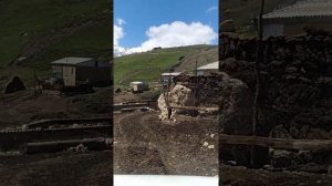 Высокогорное село в Европе. Куруш. Горный туризм