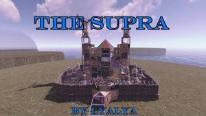 Туторил по постройке дома The Supra 2x1 для соло или дуо игроков в игре RUST