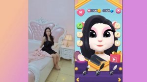 Imitate Angela in the Bedroom - My Talking Angela 2 In Real Life