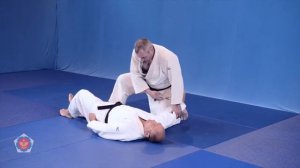 (Кузурэ татэ шихо гатамэ) Kuzure tate shiho gatame - удержание верхом с захватом руки